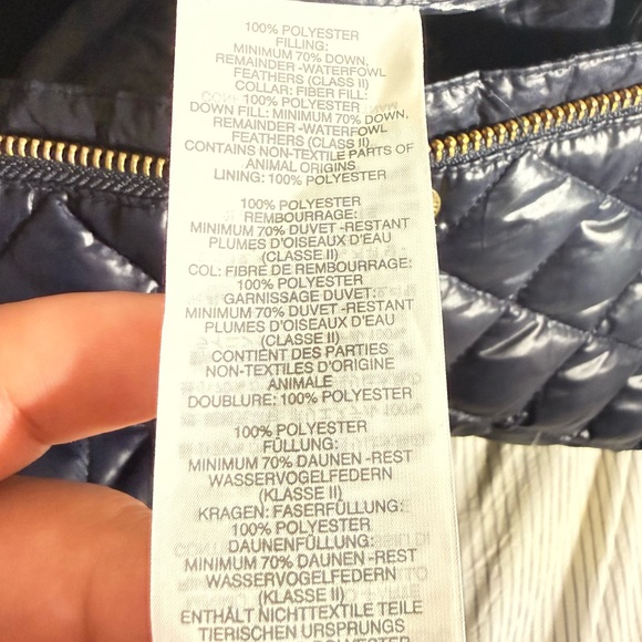 J.Crew Quilted Puffer Vest Navy XXS - Picture 8 of 8